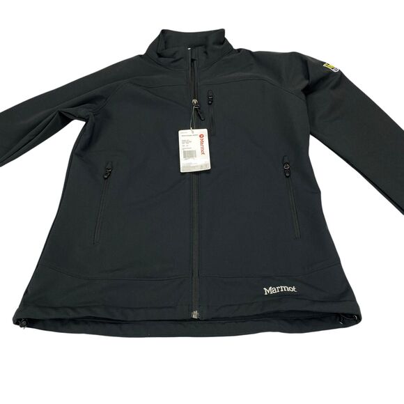 Marmot M3 Tempo Jacket Womens Size Medium NWT Black with RBC Logo - Picture 11 of 16